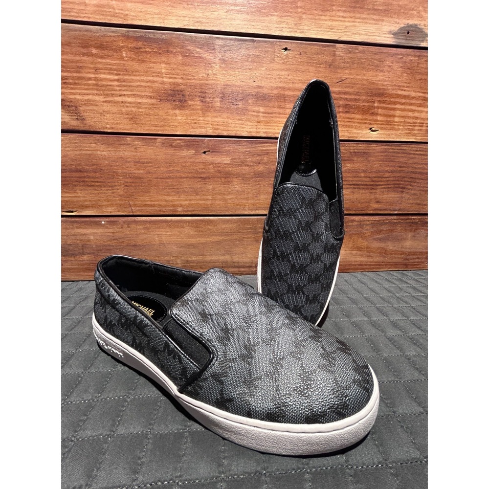 Michael Kors Women's Keaton Slip On Black US 7.5 M